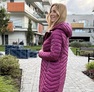 Kozy kabát magenta – Női átmeneti kabát – Innova Fashion – 2. kép